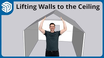Moving Walls up to Ceilings In SketchUp