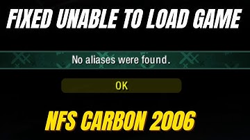 Fix NFS Carbon Save Error in 2 Minutes — No Aliases Found (100% Working) 🔥