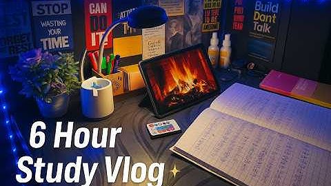 93 days left  for boards⌛ ( 6 hours study) | Class 10th 📚 #study #vlog #studyvlog