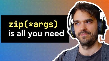 Why the zip trick in Python is my favourite