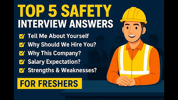 Top 5 Safety Officer Interview Answers for Freshers | HSE STUDY GUIDE