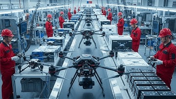 Inside the World’s Largest Drone Processing Factory | AI Production Lines