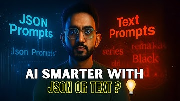 JSON vs Text Prompts: Which One Makes AI Smarter in 2025? 🤖🔥 | Prompt Engineering Explained