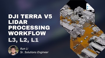 DJI Terra V5 LiDAR Processing Workflow