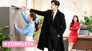 💗Cinderela serve um gerente arrogante, o CEO entra e se apaixona por ela!#amor #português #drama