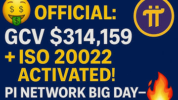 🚨 Breaking News: Pi Network GCV $314,159 Approved!💥 ISO 20022 LIVE Activation on 22/11/2025 🚀🤑13DAYS