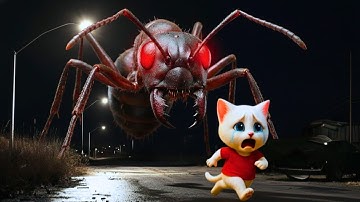 😱 OMG! 🆘 The Kitten is in Big Trouble 🥺 Giant Monster Ant Attack!