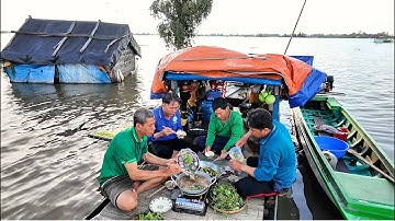 Tập 57. Nhậu Lai Rai Món Lẩu Mắm Cá Chạch Trên Đồng Mùa Nước Nổi Ngày Thăm Lợp