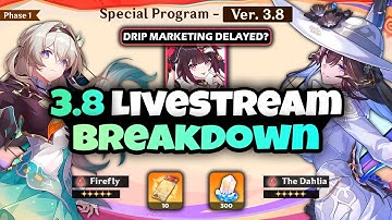 3.8 LIVESTREAM & SPECIAL PROGRAM: Banners, 4.0 Drip Marketing, Edo Star Reveal - Honkai: Star Rail