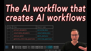 How to build an AI workflow from a simple prompt