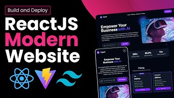 Build and Deploy a Modern and Responsive with ReactJS and TailwindCSS | React Tailwind Tutorial