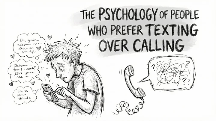 The Psychology of People Who Prefer Texting Over Calling