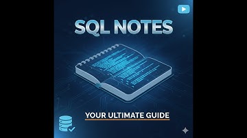 Complete SQL Notes for Beginners | Learn SQL in One Video #SQLNotes