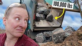 we bought 100,000 lbs of rocks…