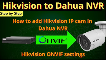 How to add Hikvision IP CAM in Dahua NVR | Hikvision Onvif Setting || iT Info