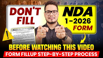 NDA 1 2026 Form Filling Step by Step | How to fill NDA 1 2026 | NDA 1 2026 Form Kaise Bhare