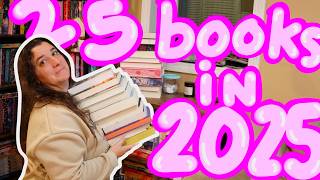 25 books to prioritize in 2025 🎉🥳 𝟸 𝟻 🎊🍾