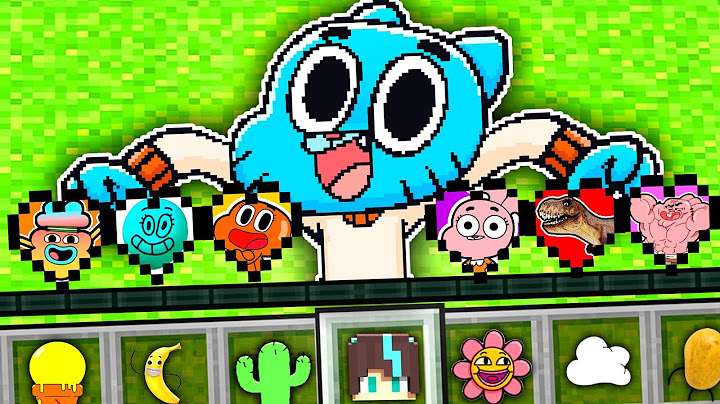 Minecraft BUT there are GUMBALL HEARTS!😹😱