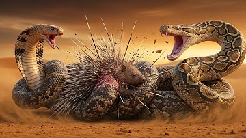 Porcupine vs King Cobra & Python – Unexpected Jungle Battle You Must See