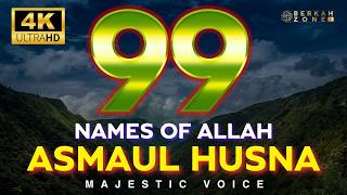 99 Names of ALLAH ASMAUL HUSNA اسماء الله الحسنی in Peaceful Voice By Mohammad Hijazi