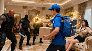 【Full】外賣小夥路過打劫，輕輕一拳打飛十大殺神救下美女總裁，怎料女總裁對他一見鍾情當場拿出上億資產求獻身！！#短劇 #逆襲 #爽劇