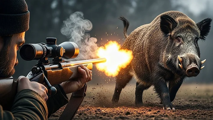 DANGEROUS WILD BOARS! 100 Shots in 20 Minutes – Insane Hunting Compilation 2025