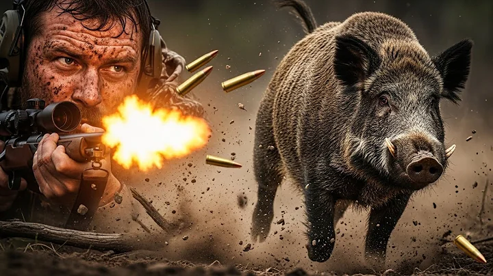 DANGEROUS WILD BOARS! 100 Shots in 20 Minutes – Insane Hunting Compilation 2025