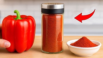 Stop Buying Paprika! Make It at Home in Minutes and Save Big!|Clever Tricks