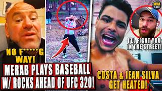 Merab Dvalishvili DOES IT AGAIN! Paulo Costa & Jean Silva GET HEATED! Strickland SPARRING Pereira