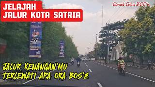 LIKA LIKU JALAN KOTA SATRIA❗️Suasana Dalam Kota Purwokerto