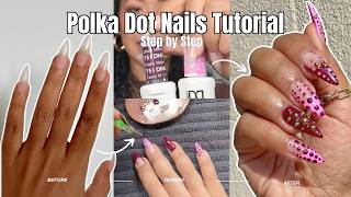 Polka Dot Nail Art Tutorial | Affordable Fall 2025 Trend   Nail Pro Tips