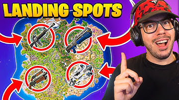 The *BEST* Landing Spots in Fortnite! (Chapter 7)
