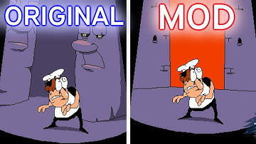 Pizza Tower, but ALMOST All levels as John Gutter! [Pizza Tower AFOM Mods Gameplay]