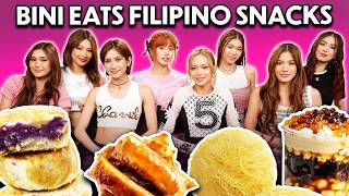 Trying & Rating Iconic Filipino Snacks! ft. BINI