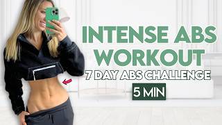 5 min Killer Core Pilates Workout (AMRAP) | 7 Day Abs Challenge | Day 2