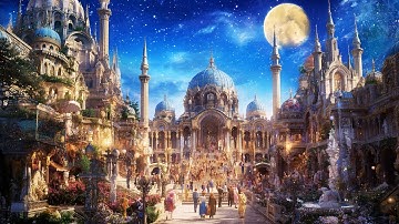 What If Palaces Are Made of Stars? A 4K Journey Through Fantasy Architecture and Dreamy Golden Light