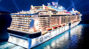 MSC Bellissima Cruise Ship Tour 4K | Largest Cruise Ship in Japan (Jeju Island to Tokyo)