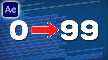 Counting numbers animation in After Effects