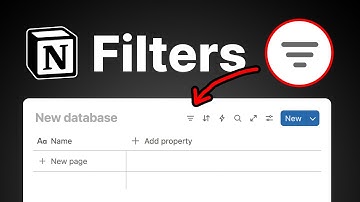 Notion Filters | Notion Tutorial for Beginners