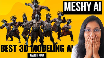 Text to 3D Model in Seconds | Best AI 3D Modeling Tool of 2025: Meshy AI