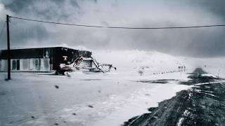 Norway Blizzard Relaxing Winter Snowy Drive Tour. Heavy Snow Storm & Ice Roads, Ambient ASMR sounds