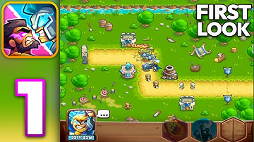 Kingdom Rush Battles: TD Game - Walkthrough Gameplay Part 1 - Tutorial (iOS, Android)