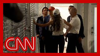 Trump tours Florida's controversial new migrant detention center