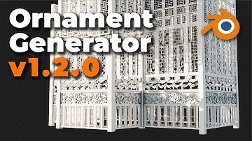 Ornament Generator 1.2.0 for Blender — The Biggest Update Yet!