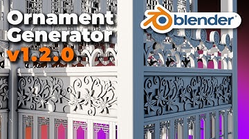 Ornament Generator 1.2.0 for Blender — The Biggest Update Yet!