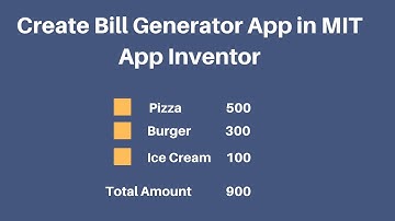 Hoe maak je een app voor het genereren van rekeningen in MIT App Inventor 2 | Tutorial #3