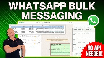 Send Bulk WhatsApp Messages & Attachments from Excel For FREE