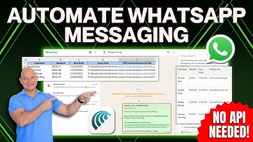 Send Bulk WhatsApp Messages & Attachments from Excel For FREE