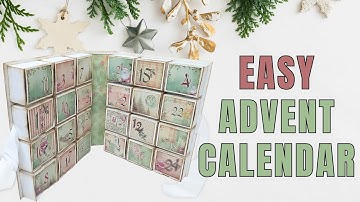 Easy Advent Calendar Book l Advent Calendar Idea #adventcalendar #christmas