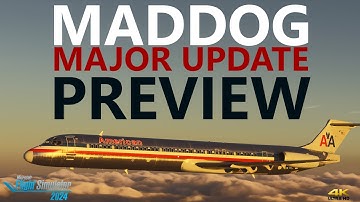 Leonardo MADDOG Major Texture Update PREVIEW! (MSFS 2024) KJFK-KDCA [4K]